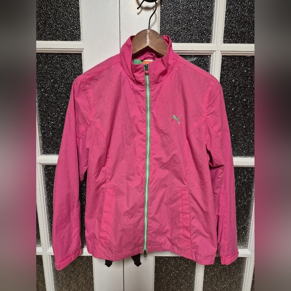 Puma Golf technical windstopper pink jacket size small - Picture 7 of 8